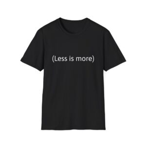 (Less is more) dark